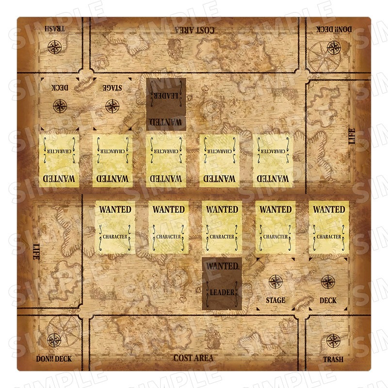 Door Mat Blank - 新しい600×600mm DIYワンピース海賊地図ダブルカードプレイマットOPCGトレーディングカードゲーム2mmノーシームエッジラバーボードゲームマットおもちゃギフト