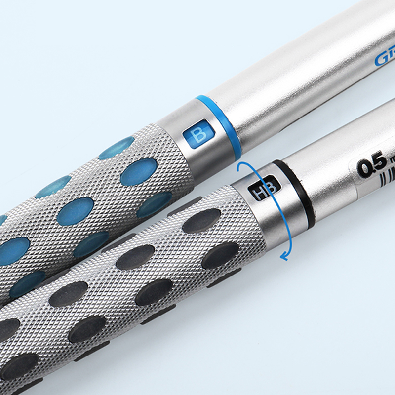 ぺんてる製、グラフギア1000、重心が低く、伸縮式の保護管が - Pentel Pen Energel のレビューと価格