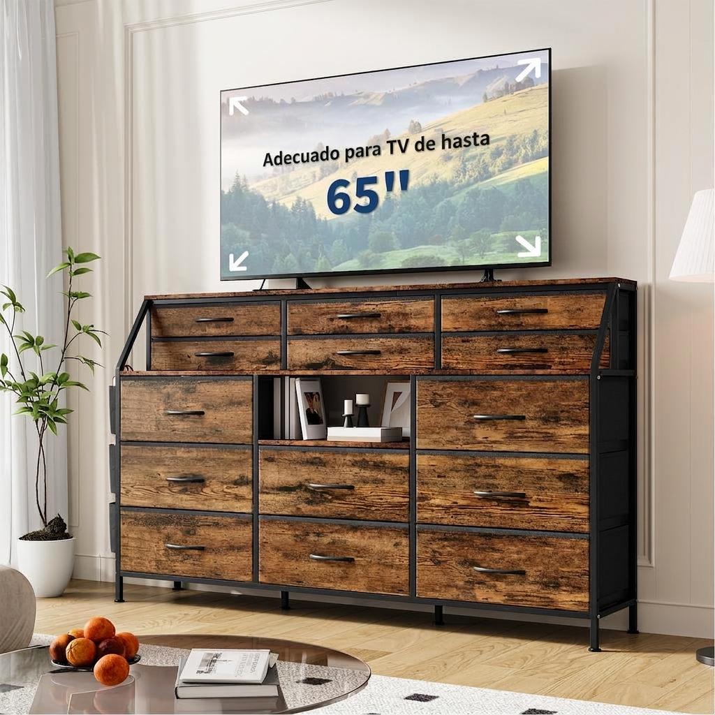 幅55.1インチの特大サイズのチェスト型テレビ台。14個の布 - Metal Photo Panel のレビューと価格