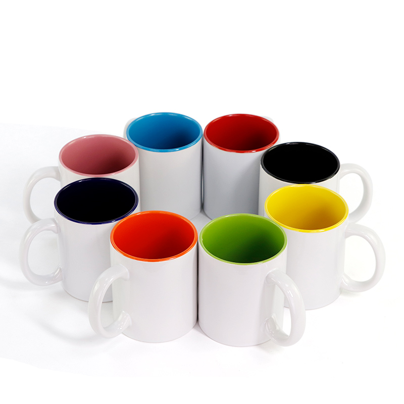 セラミックカップマグ内部350ml,カラー,写真付き,パーソ - Sublimation Mug White のレビューと価格